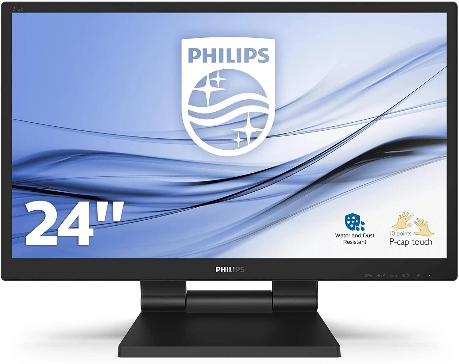 Monitorius Philips 242B9T/00 23.8", Juodos spalvos