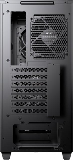 MSI MPG SEKIRA 100P Vidutinis bokštas 2xUSB 3.0 1xType C 4x120mm Juodas Ventiliatoriaus grūdinto stiklo langas
