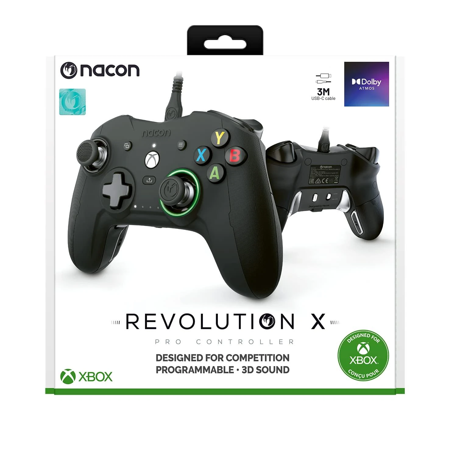 Nacon Revolution X Pro XBOX X/S & One laidinis valdiklis (juoda)