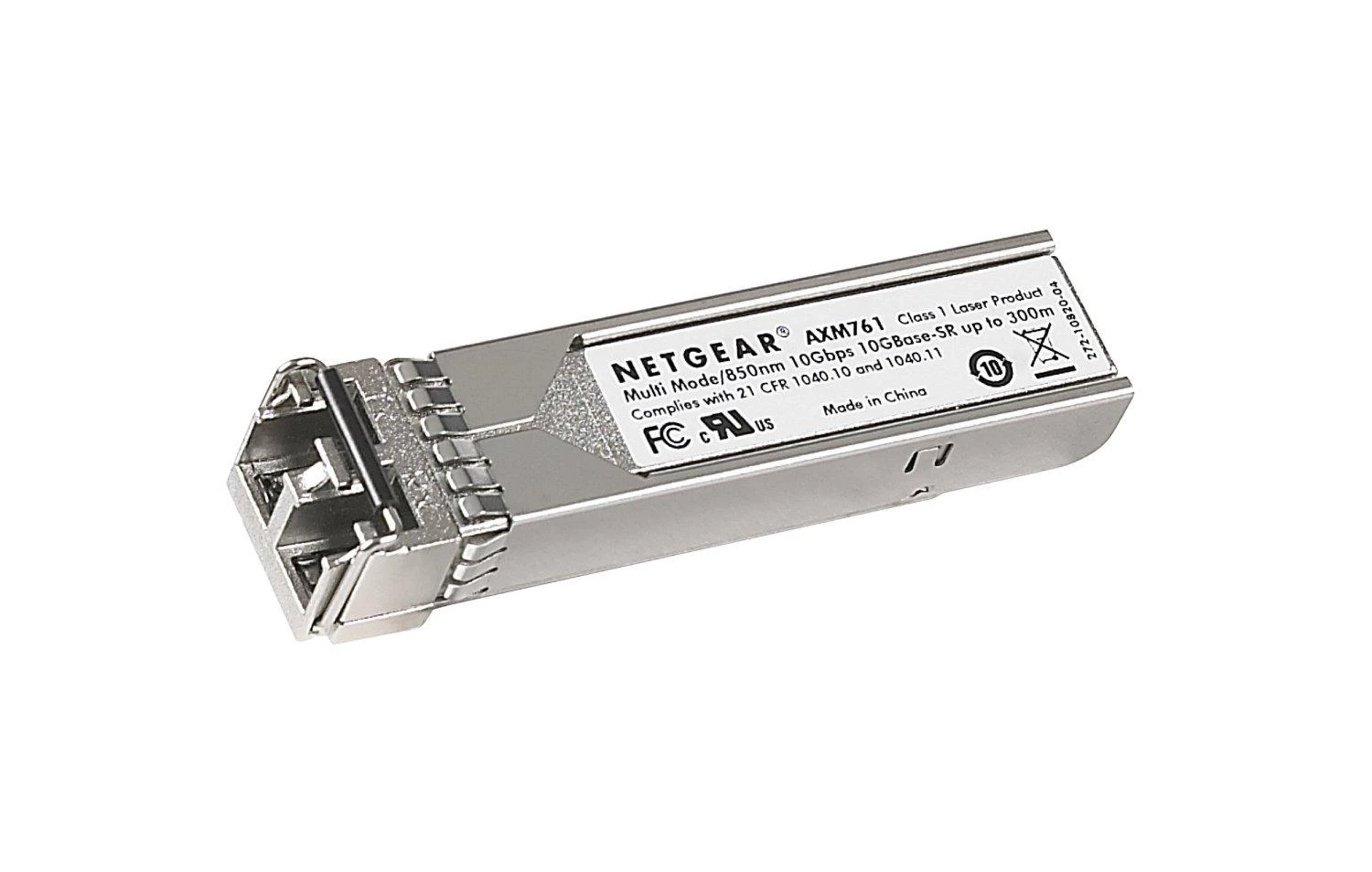 Šakotuvas Netgear AXM761-10000S SFP+, kelių režimų šviesolaidis, dvigubas LC, 10/100/1000/10000 Mbit/s, maksimalus perdavimo atstumas 550 m