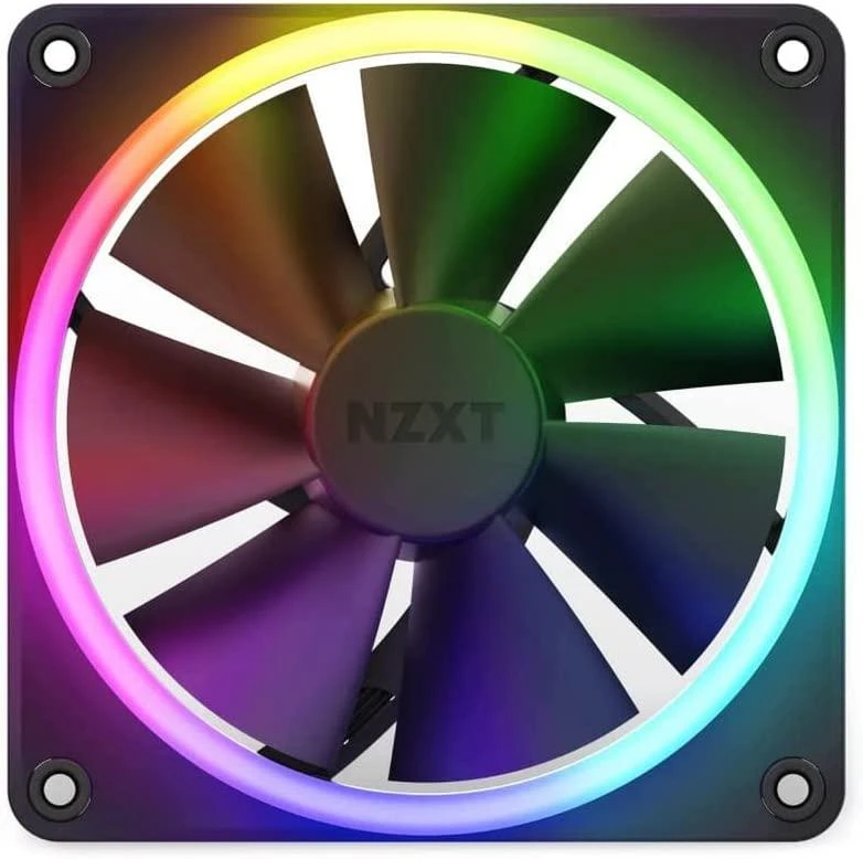 Nzxt F140 RGB 2-pack ventiliatorius + šakotuvas (RF-R14SF-B1)