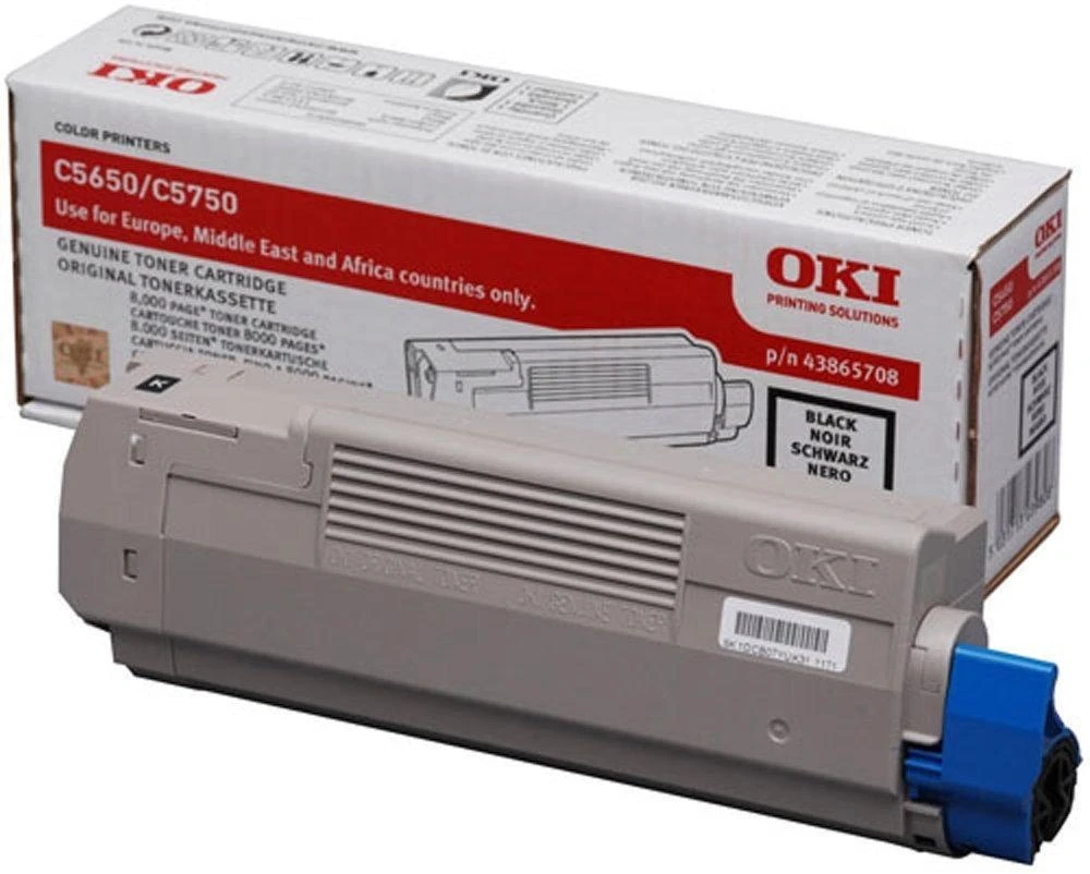 OKI 43865708 tonerio kasetė Originalus Juoda 1 vnt