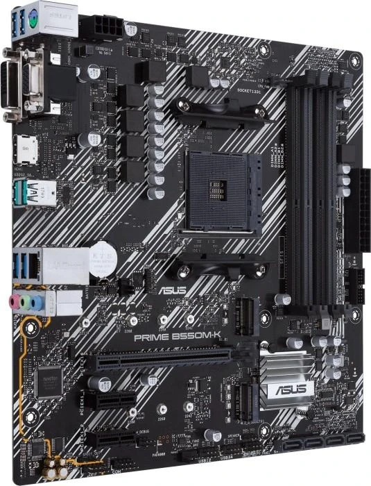 Pagrindinė plokštė ASUS AMD B550 / SAM4 / MicroATX / 2xPCI-Express 3.0 1x / 2xM.2 / 1xPCI-Express 4.0 16x / Memory DDR4 / Atminties lizdai 4 / 1x15pin D-sub / 1xDVI / 1xHDMI / 6xUSB 3.2 / 1xPS/2 / 1xRJ45 / 3xAudio port