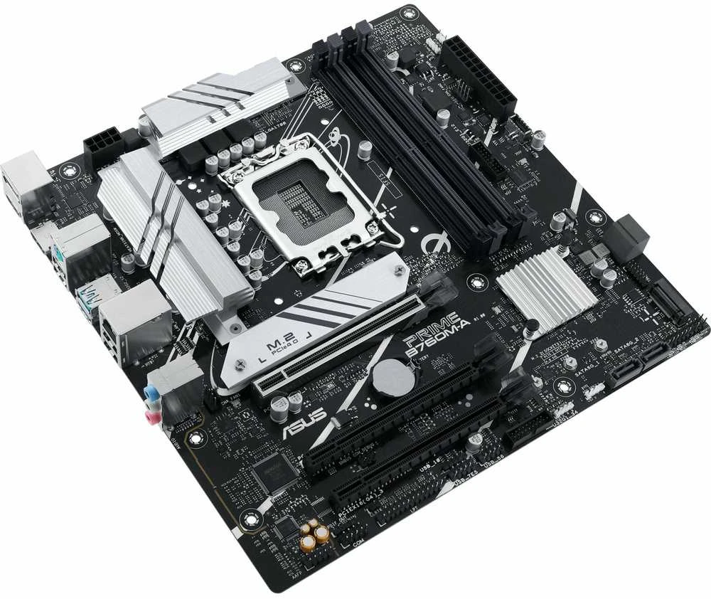 Pagrindinė plokštė Motininė Plokštė - ASUS Prime B760M-A-CSM LGA 1700, Juoda