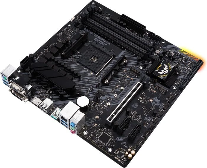 Pagrindinė plokštė Asus | TUF GAMING A520M-PLUS | Procesorių šeima AMD | Procesoriaus lizdas AM4 | DDR4 | Atminties lizdai 4 | Palaikomos standžiojo disko sąsajos SATA, M.2 | SATA jungčių skaičius 4 | Lustų rinkinys AMD A520 | Mikro ATX