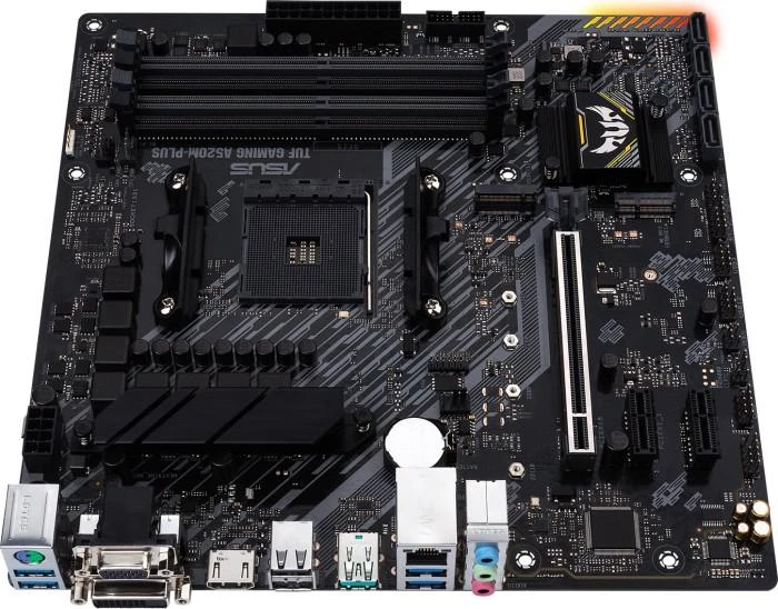 Pagrindinė plokštė Asus | TUF GAMING A520M-PLUS | Procesorių šeima AMD | Procesoriaus lizdas AM4 | DDR4 | Atminties lizdai 4 | Palaikomos standžiojo disko sąsajos SATA, M.2 | SATA jungčių skaičius 4 | Lustų rinkinys AMD A520 | Mikro ATX