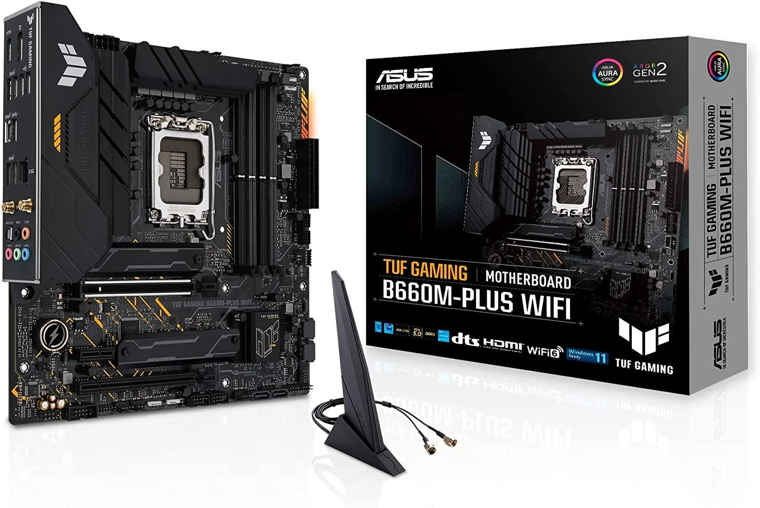 Pagrindinė plokštė Asus TUF GAMING B660M-PLUS WIFI