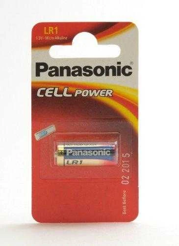 Baterija - Panasonic LR01 1.5V Alkalinė Baterija LR1 12mm x 30.2mm 13g