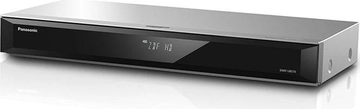 Vaizdo grotuvas Panasonic DMR-UBS70EGS UHD Blu-ray įrašymo įrenginys 500 GB HDD 2x DVB-S imtuvas Sidabrinė