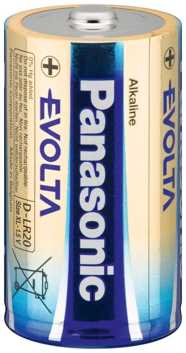 PANASONIC EVOLTA LR20EGE/2BP Elementai