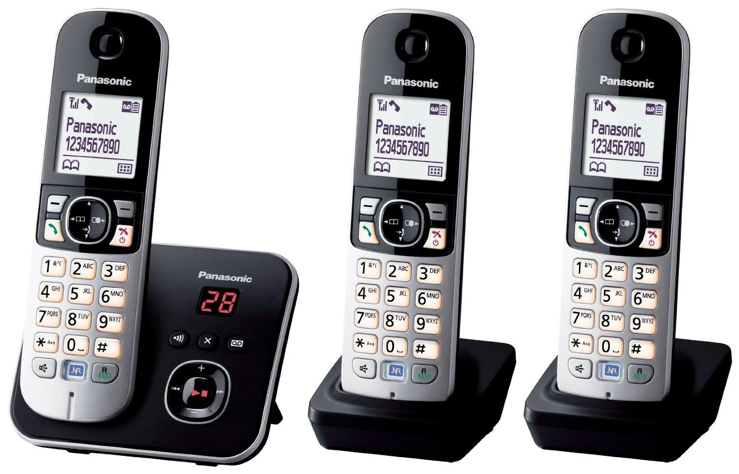 Panasonic KX-TG6823GB juoda