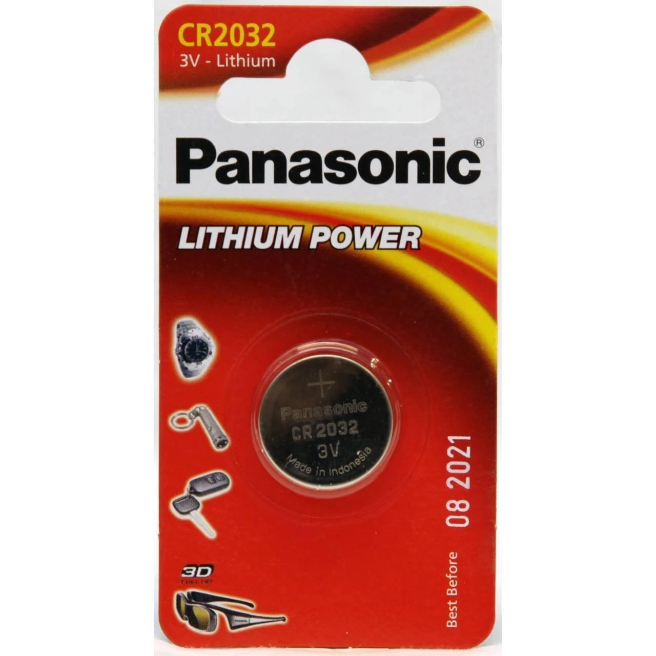 Panasonic elementas CR2032, 1 vnt.