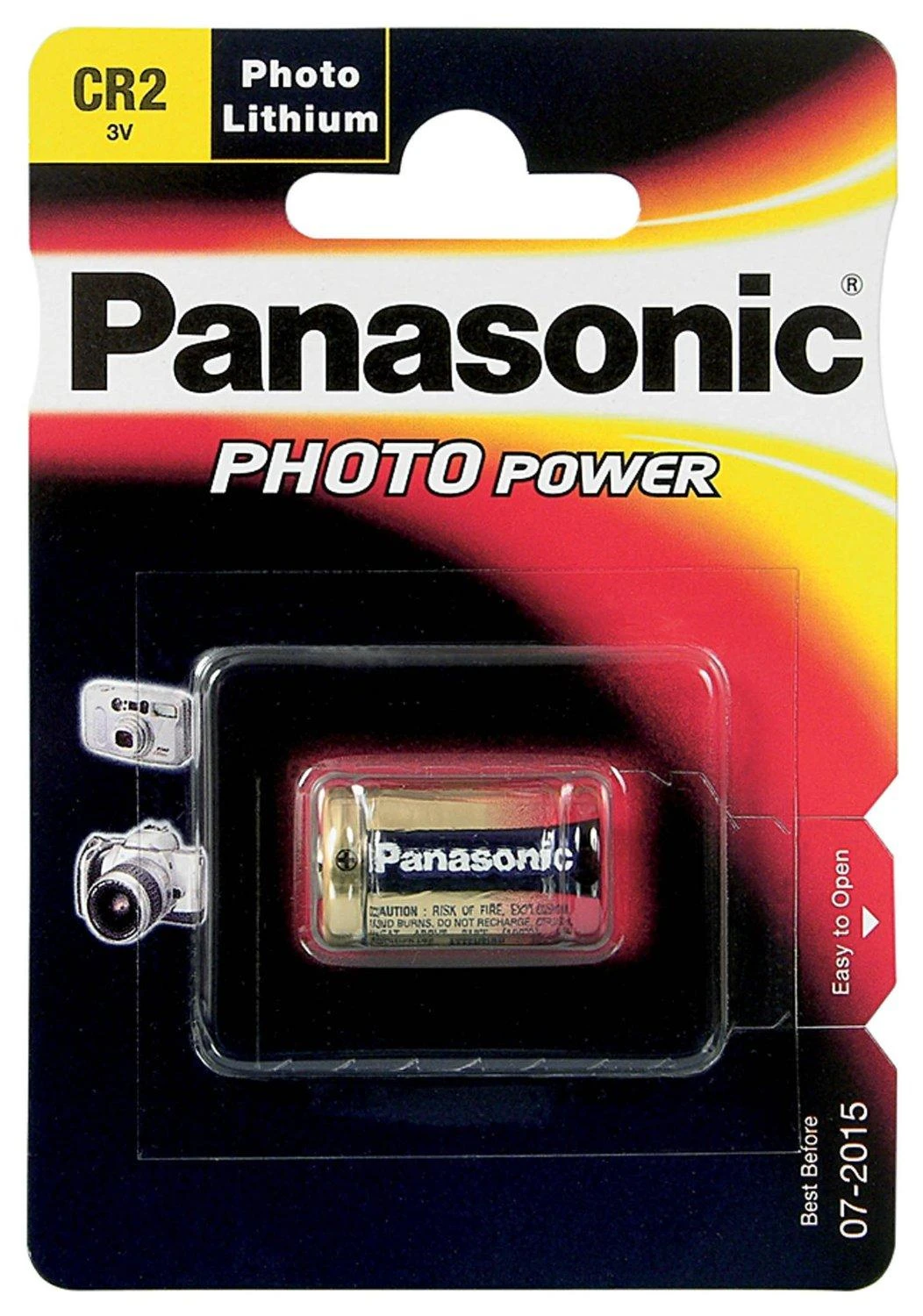 Panasonic CR2 Ličio jonų Elementas 3V 1vnt