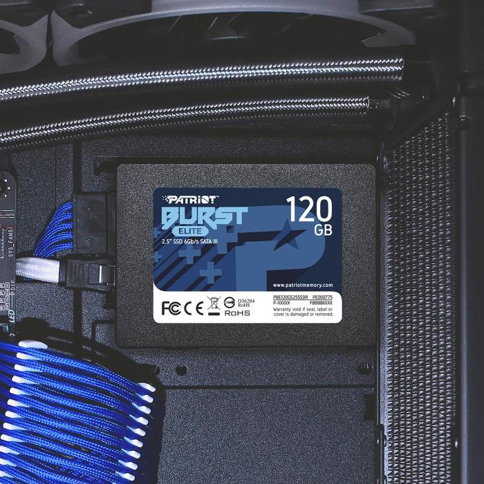 Kietasis vidinis diskas SSD Patriot Burst Elite 120 GB 2.5" SATA III