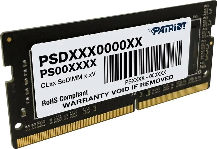 RAM Patriot SL DDR4 32GB 3200 MHz SODIMM , EAN: 814914027233