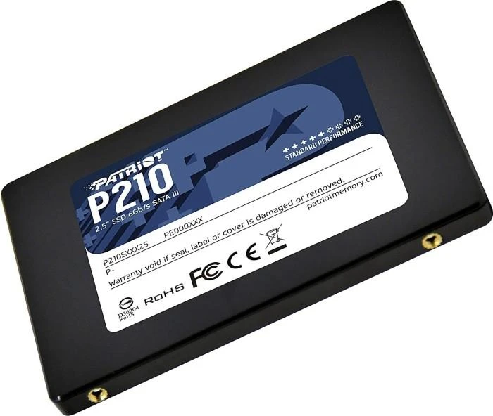 Kietasis vidinis diskas Patriot P210 SSD SATA III 2.5", 128 GB