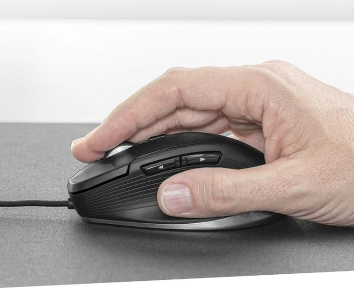 Pelė Myszka 3DConnexion CadMouse Compact su laidu juoda