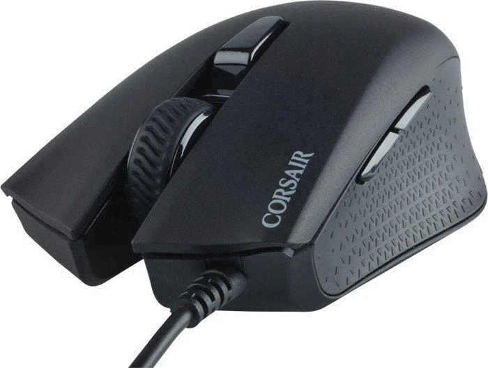 Corsair Harpoon RGB PRO FPS/MOBA Pelė žaidimams, Juodas, 12000 DPI, Optinė