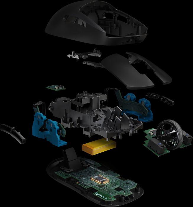 Belaidė žaidimų pelė Logitech G Pro, juodos spalvos (‎910-005272)