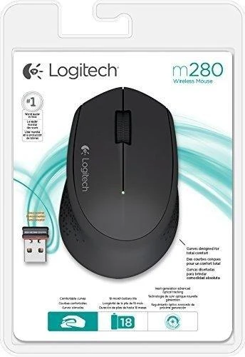 Optinė belaidė pelė Logitech M280 juoda