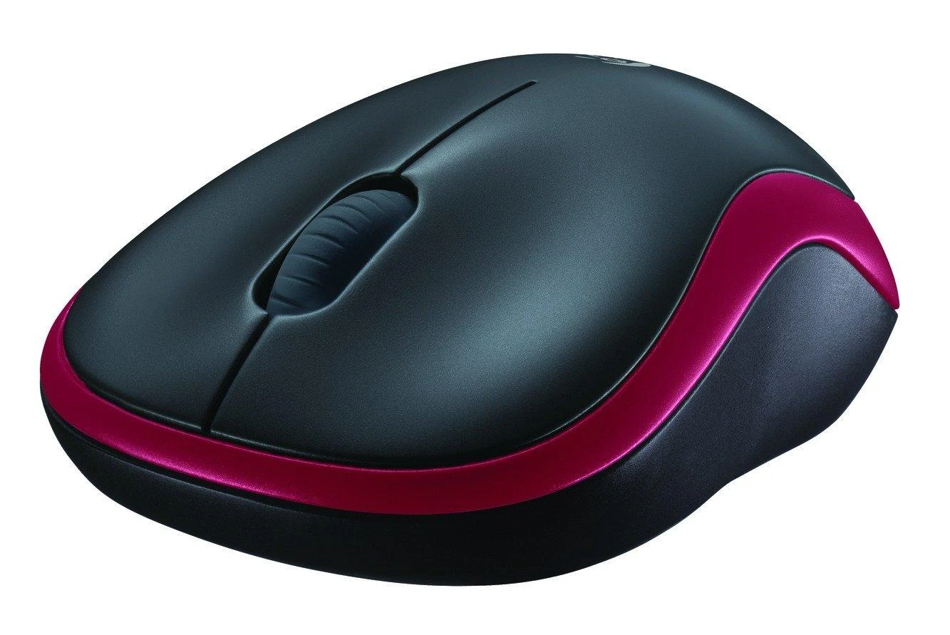 Bevielė pelė Logitech M185. Raudona