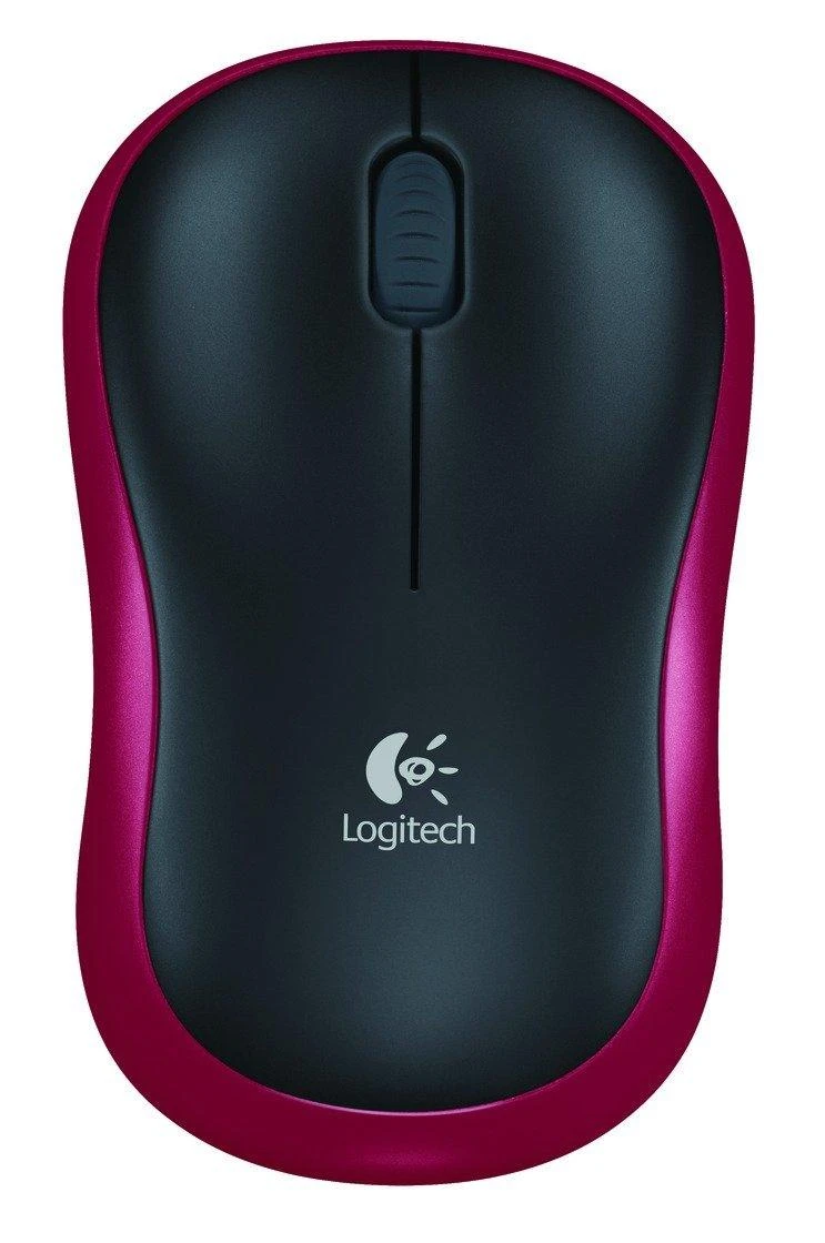Bevielė pelė Logitech M185. Raudona