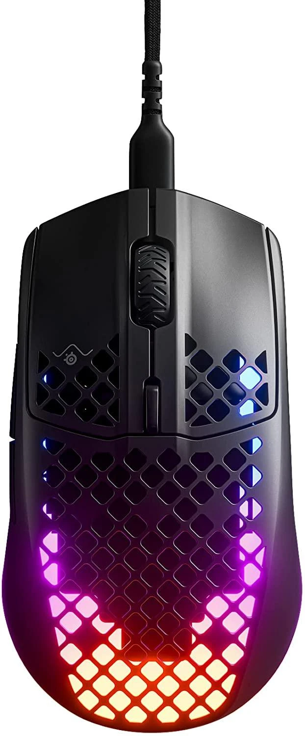 Žaidimų pelė SteelSeries Aerox 3 Onyx , Juodos spalvos