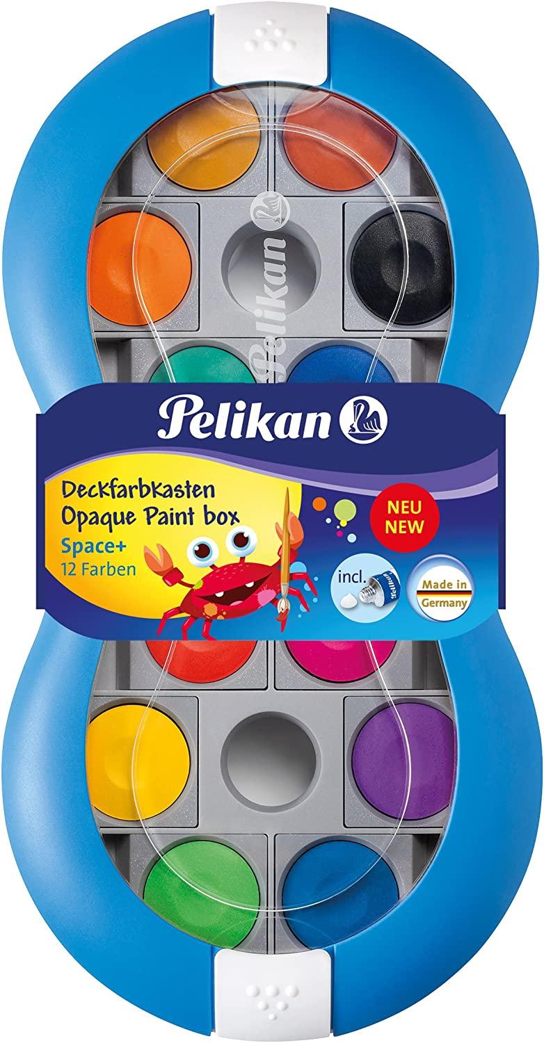 Pelikan Deckfarbkasten 735 SP/12 Space Blau 12 Farb + DW