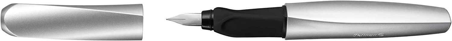 Pelikan Plunksnakotis TWIST P457M sidabrinis + 2kapsulės bls