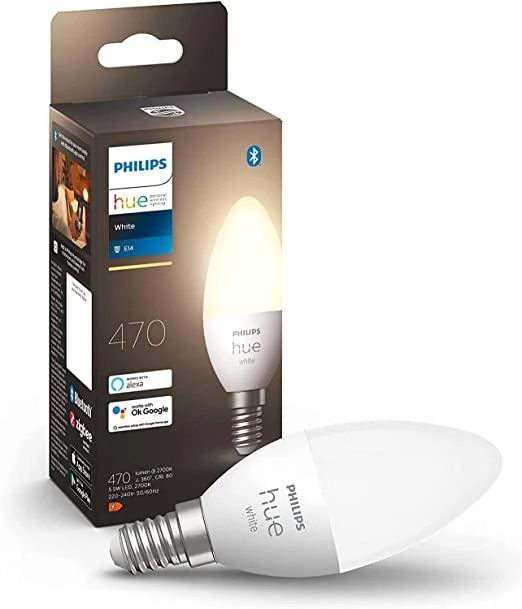 „Philips Hue Baltas“ žvakė E14 5,5 W 2700 K „Zigbee“ su „Bluetooth“
