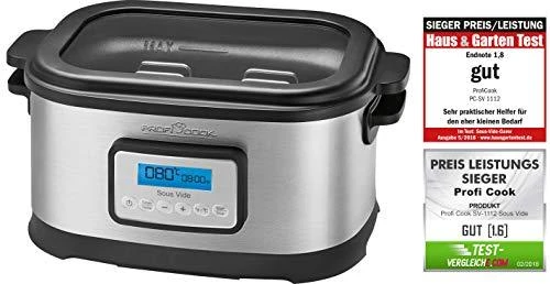 Clatronic ProfiCook PC-SV 1112 8 L 520 W Juodas, Nerūdijantis plienas