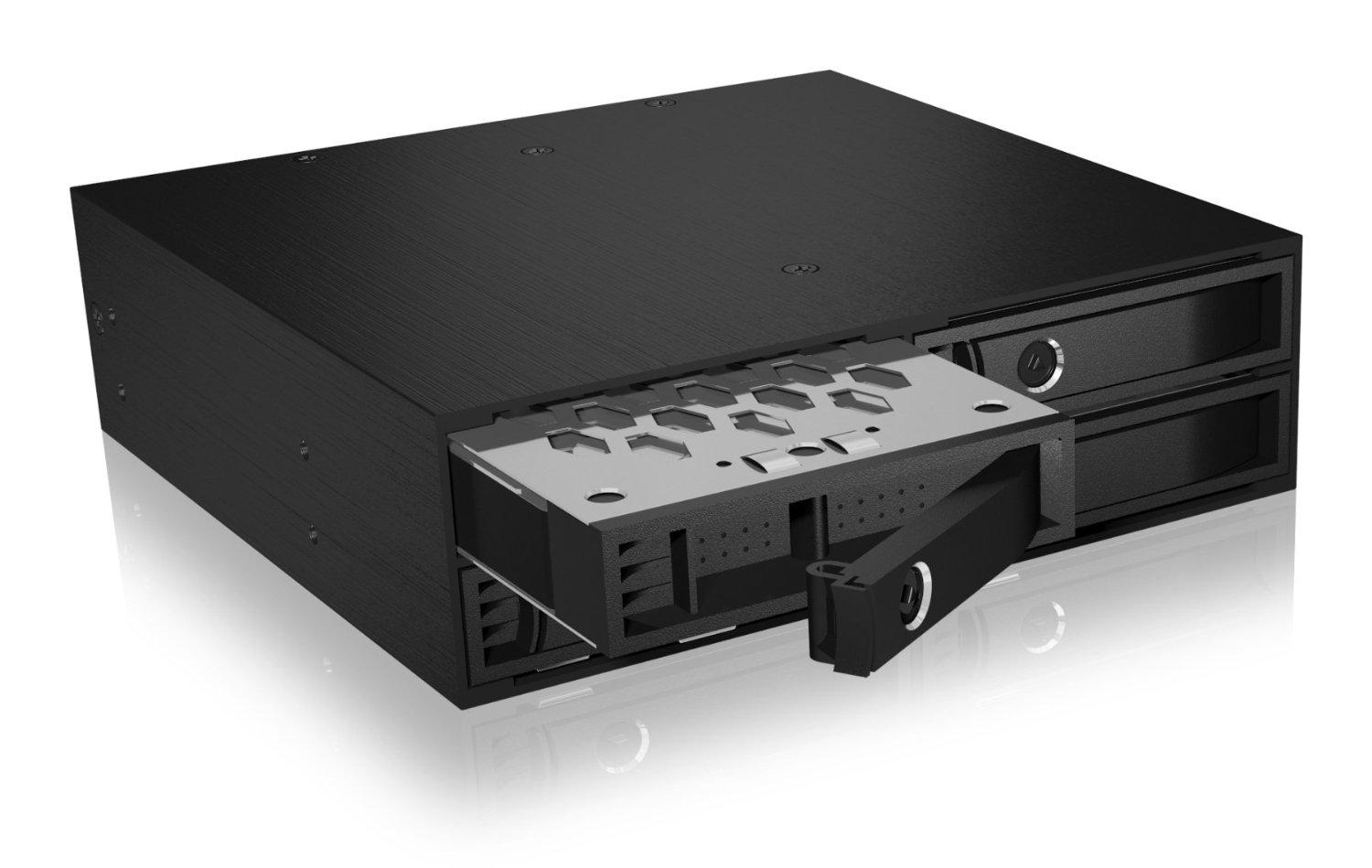 RaidSonic ICY BOX Backplane 4x2.5 SAS/SATA HDD 1x5.25 lizde MiniSAS Host 12Gbit/s Juodas