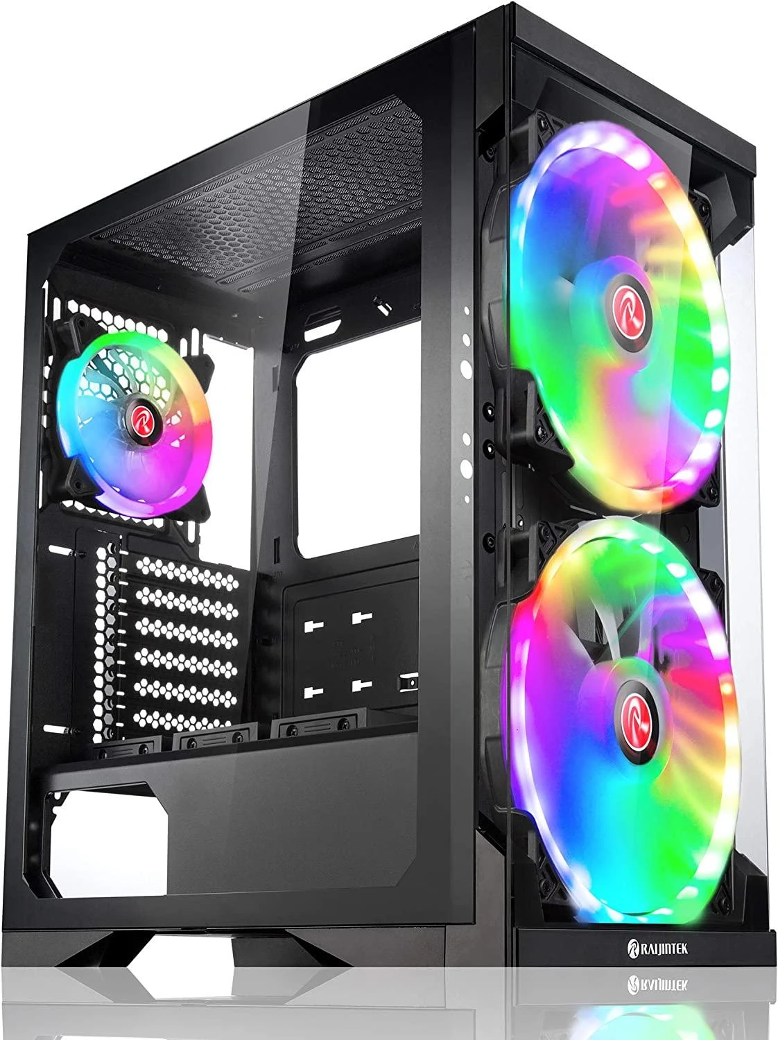 Raijintek Silenos Pro A-RGB Midi Tower - juodas