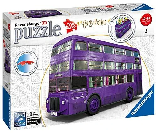 RAVENSBURGER 3D dėlionė Harry Potter Knight Bus, 216d., 11158
