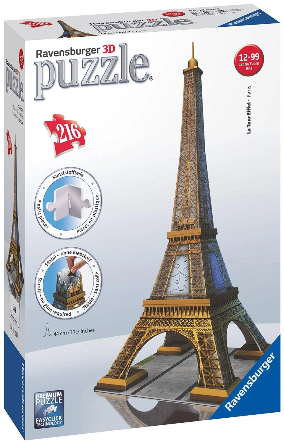 Ravensburger "3D" Dėlionė 216 vnt. - Eifelio bokštas