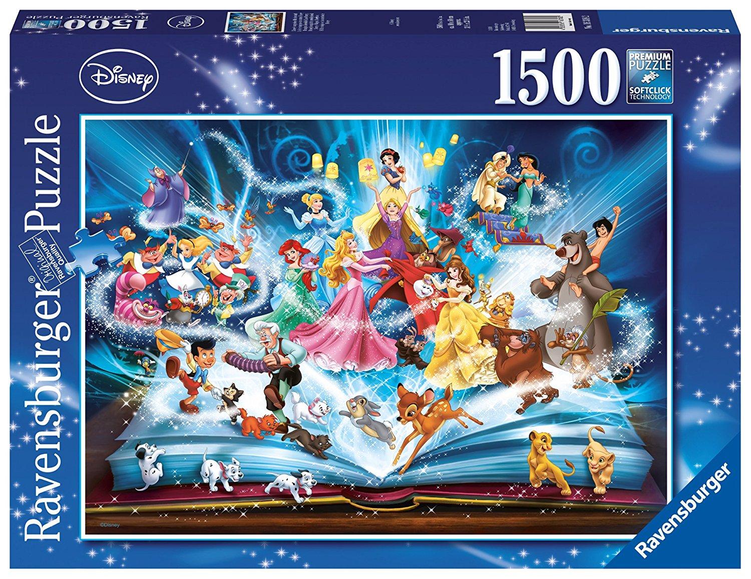 Ravensburger Dėlionė 1500 vnt. - „Disney“ pasakų knyga