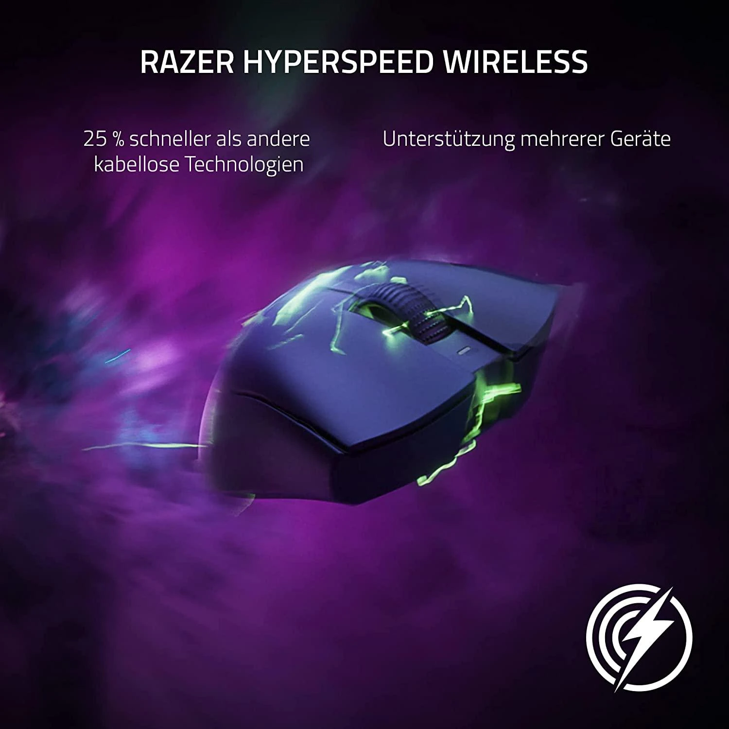 Razer | DeathAdder V3 Pro | Pelė žaidimams | Wireless | Optinė | Juodas | No