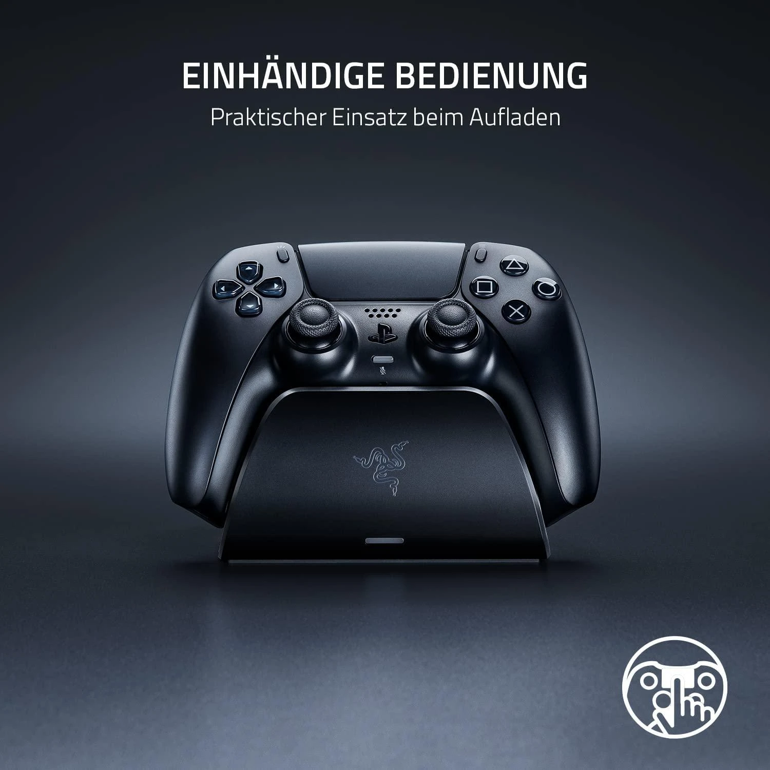 Razer | Universalus greito įkrovimo stovas, skirtas PlayStation 5