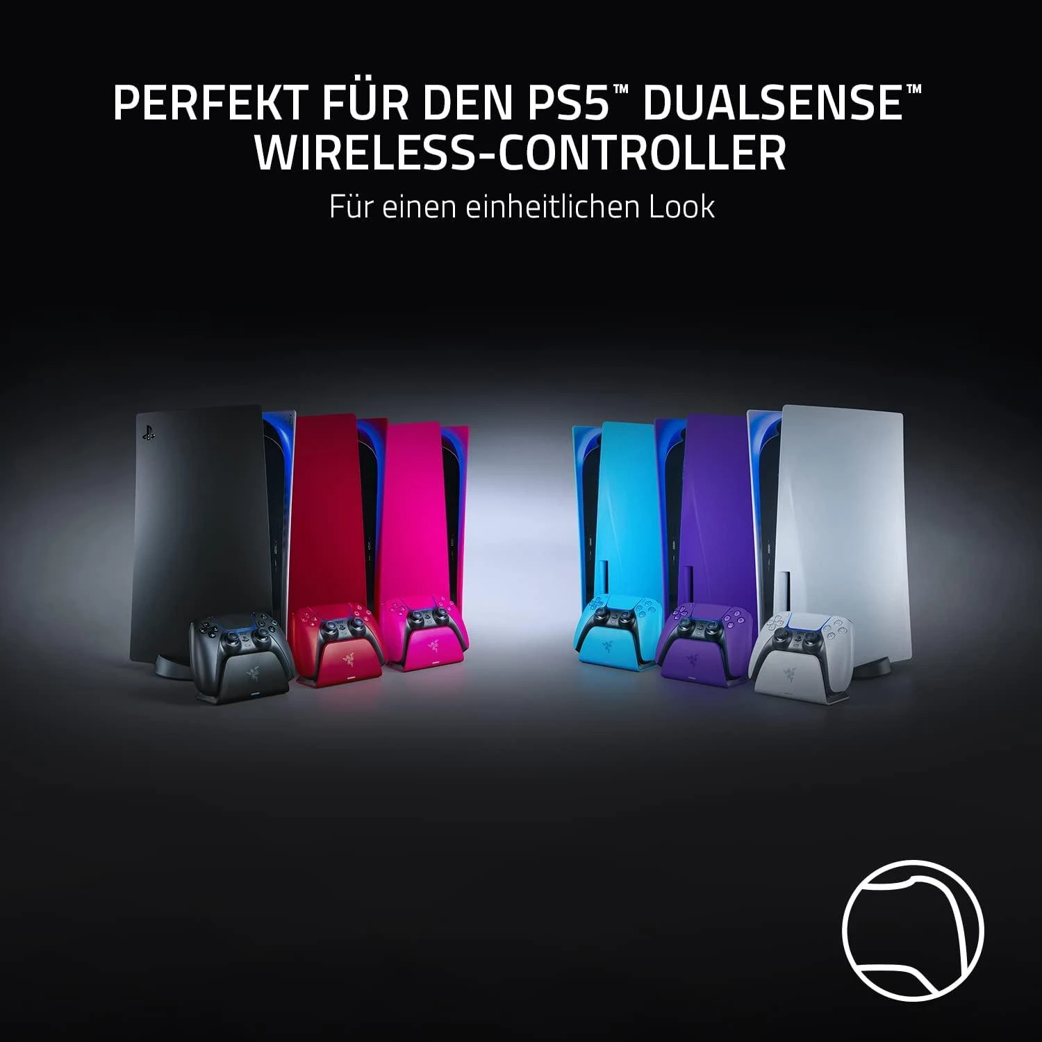 Razer | Universalus greito įkrovimo stovas, skirtas PlayStation 5