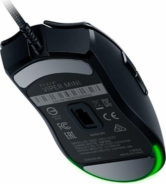 Razer Pelė žaidimams Viper Mini Optinė, RGB LED light, su laidu