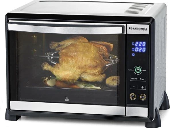 Elektrinė krosnelė Mini piekarnik Rommelsbacher baking and barbecue BGE 1580 / E, mini-orkaitė (stainless steel)