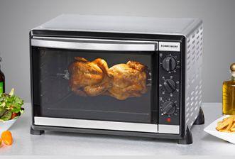Elektrinė krosnelė Mini Oven Rommelsbacher Baking Oven & Rotisserie Grilis BG 1805/E 42 L, Nerūdijantis plienas, 1800 W
