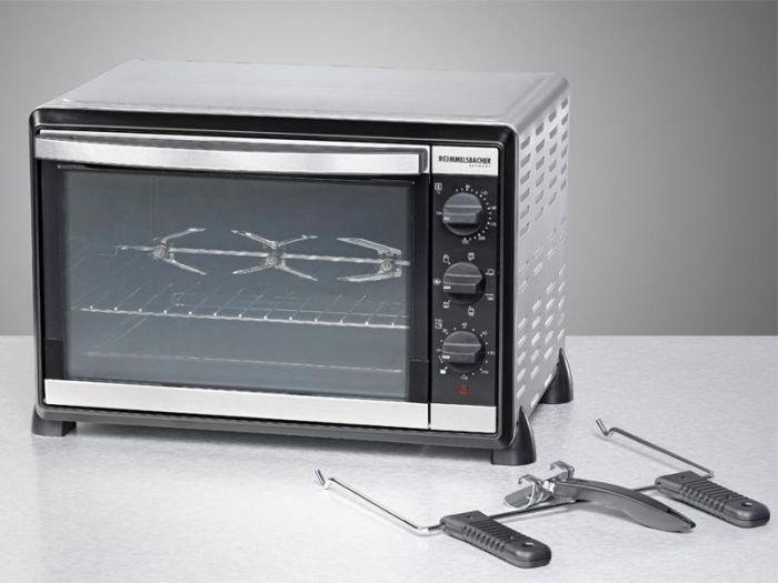 Elektrinė krosnelė Mini Oven Rommelsbacher Baking Oven & Rotisserie Grilis BG 1805/E 42 L, Nerūdijantis plienas, 1800 W