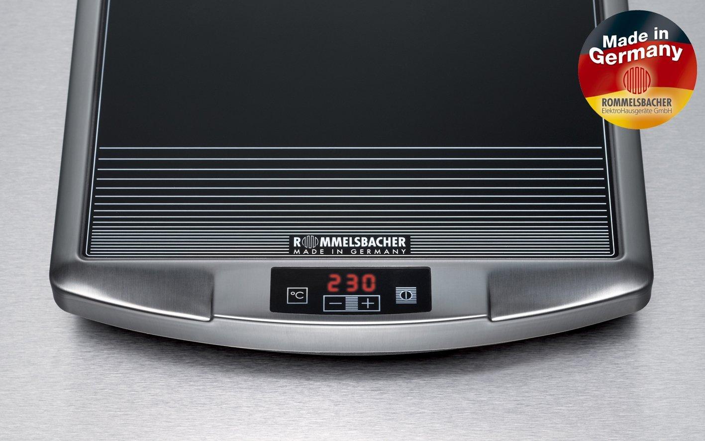 Rommelsbacher CG 2308/TC Nerūdijantis plienas/Juodas, 2000 W, 36 x 27 cm, Teppanyaki