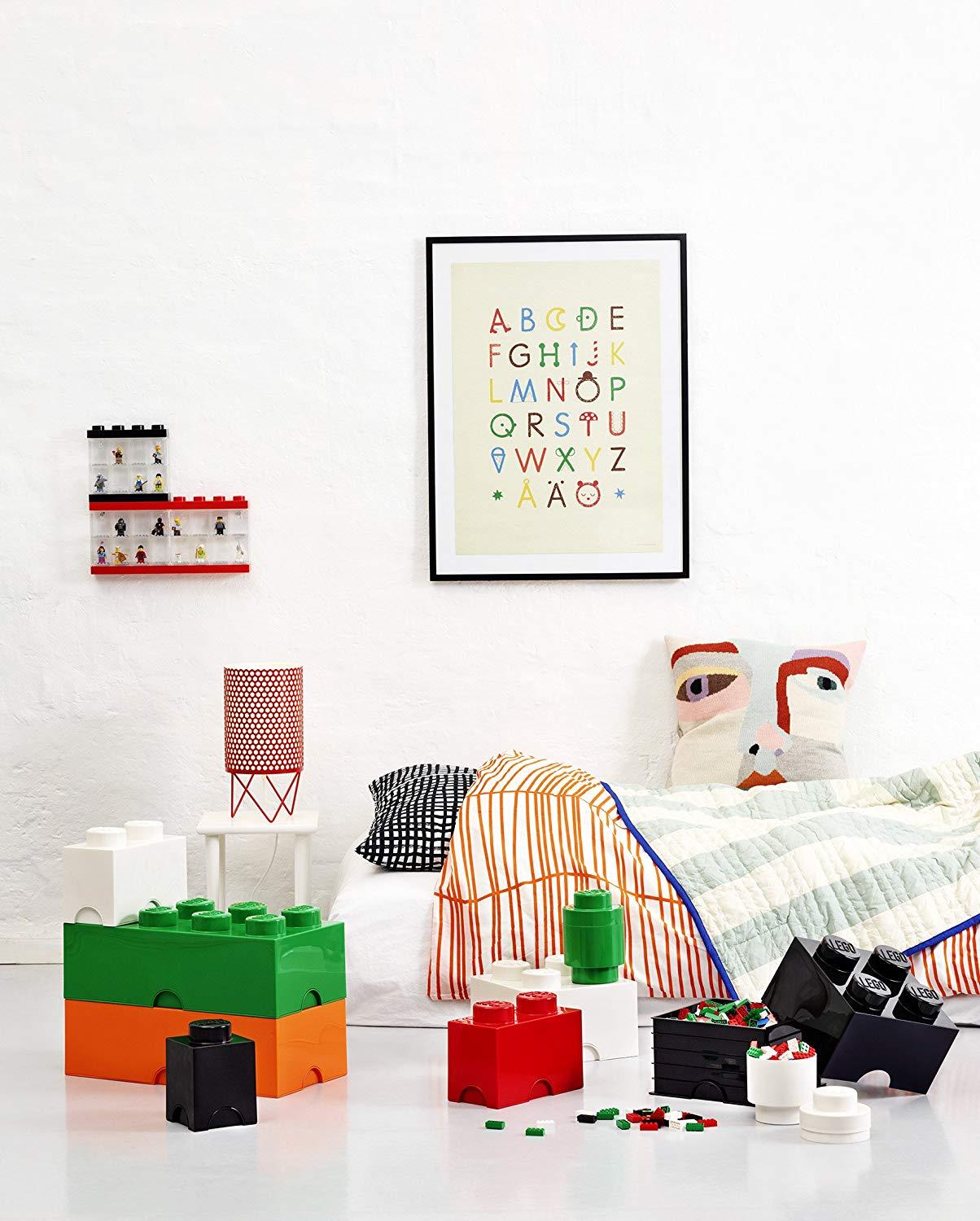 LEGO Storage Brick 1 Round žalia
