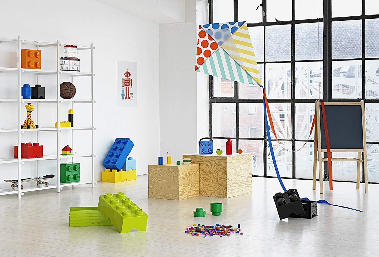 LEGO Storage Brick 1 Round žalia