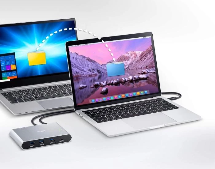 Aten ATEN 2 prievadų USB-C Gen 2 bendrinimo jungiklis – US3342