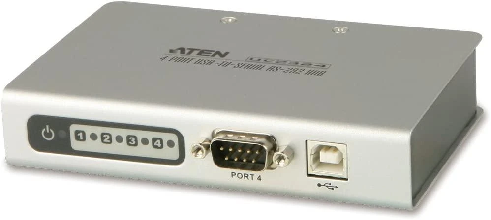 Aten 4 prievadų USB prie RS-232 Hub | UC2324