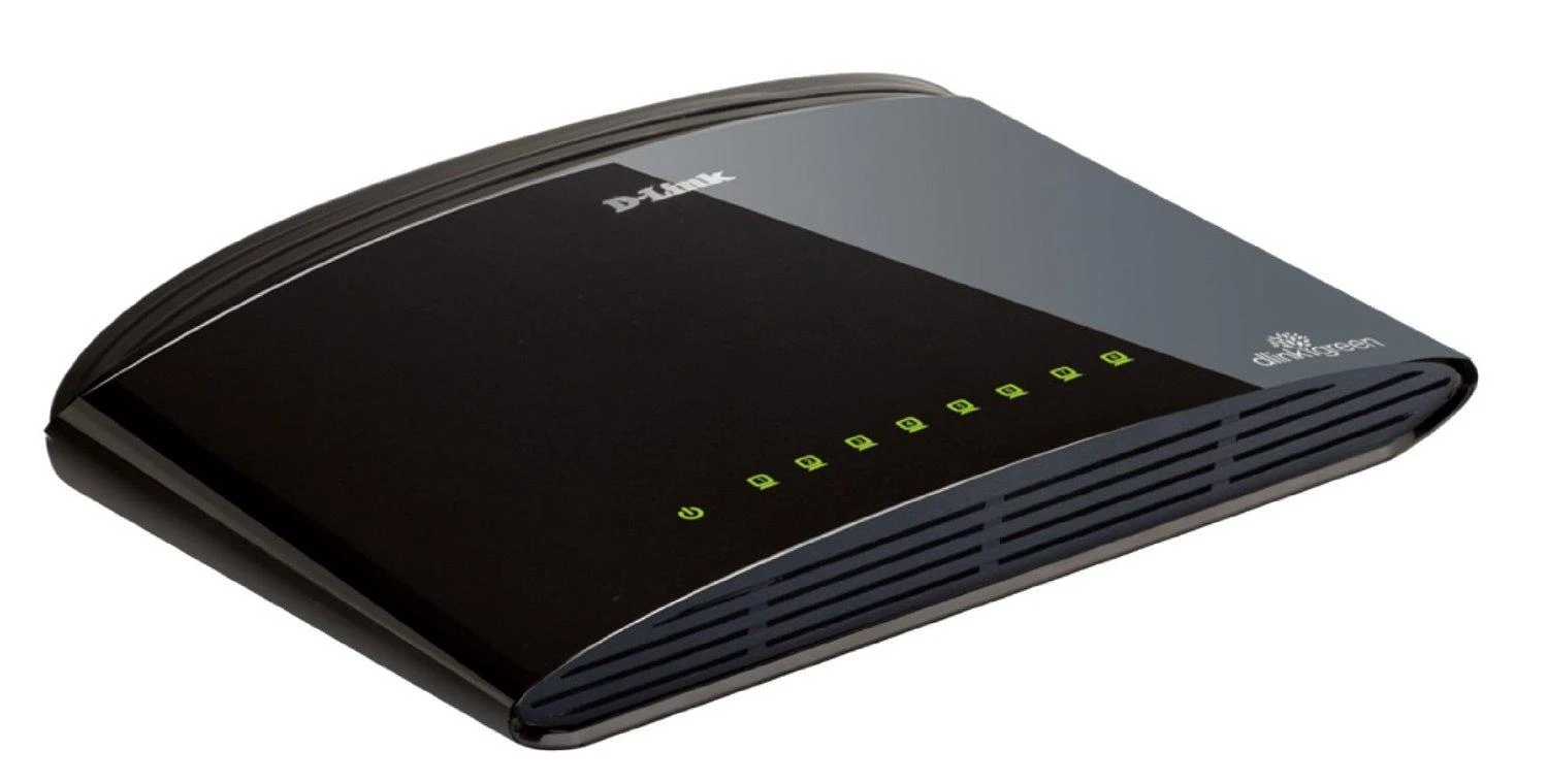 Šakotuvas D-Link DLINK 8xRJ45 10/100 nevaldomas 8 prievadų jungiklis 100 MBit