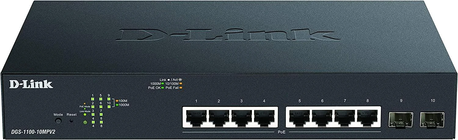 Šakotuvas D-Link DLink Switch DGS-1100-10MPV2 E DGS110010MPV2 E (DGS-1100-10MPV2 E) (DGS110010MPV2 E)